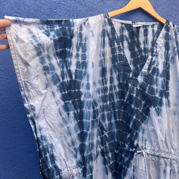 la la leela tie dye cotton caftan - Picture 3 of 5